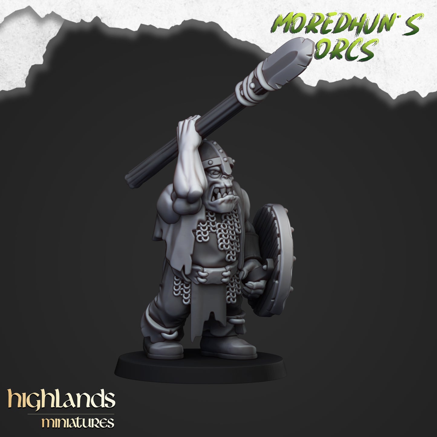 Ork-Krieger mit Speeren