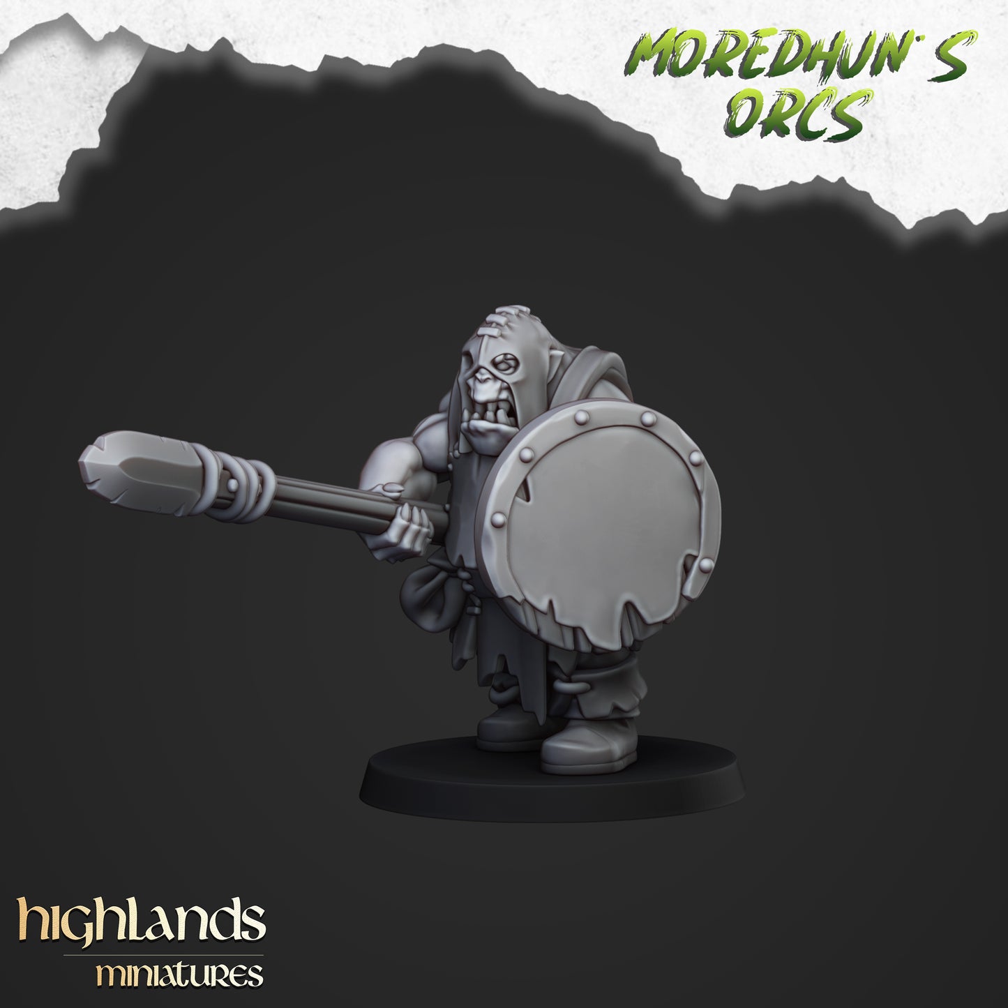 Ork-Krieger mit Speeren