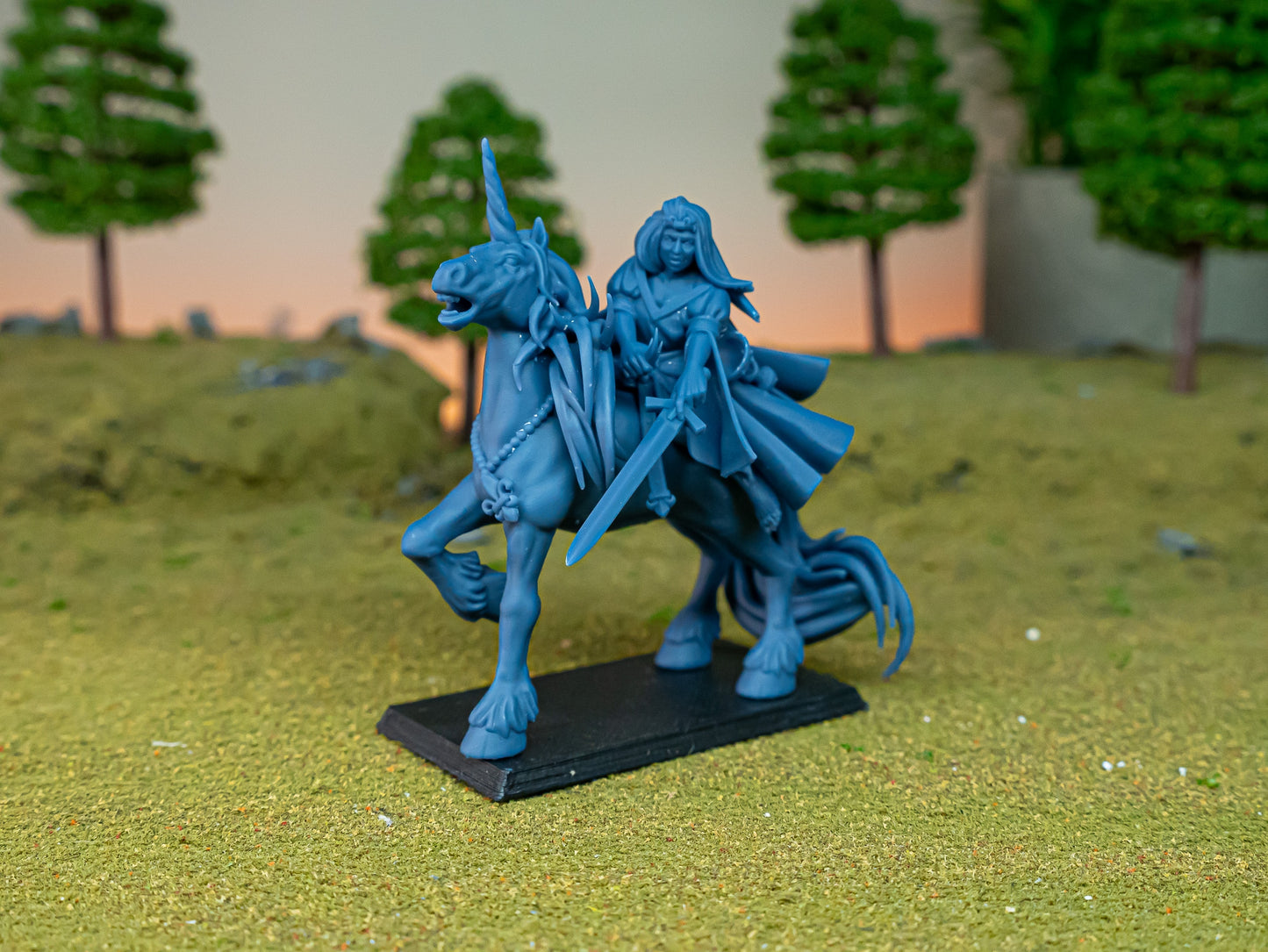 Lady of Gallia auf Einhorn