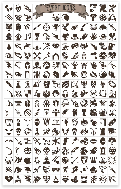 TTRPG Notebook Ministickers