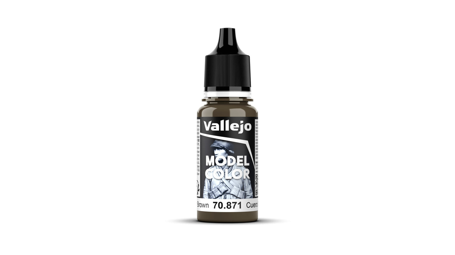 Modellfarbe Lederbraun - 18ml
