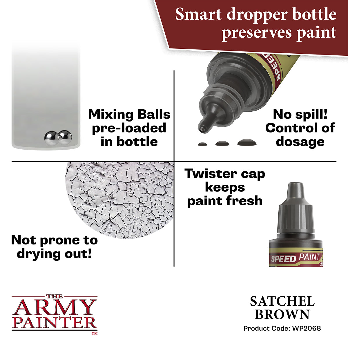 Speedpaint Satchel Brown - 18ml