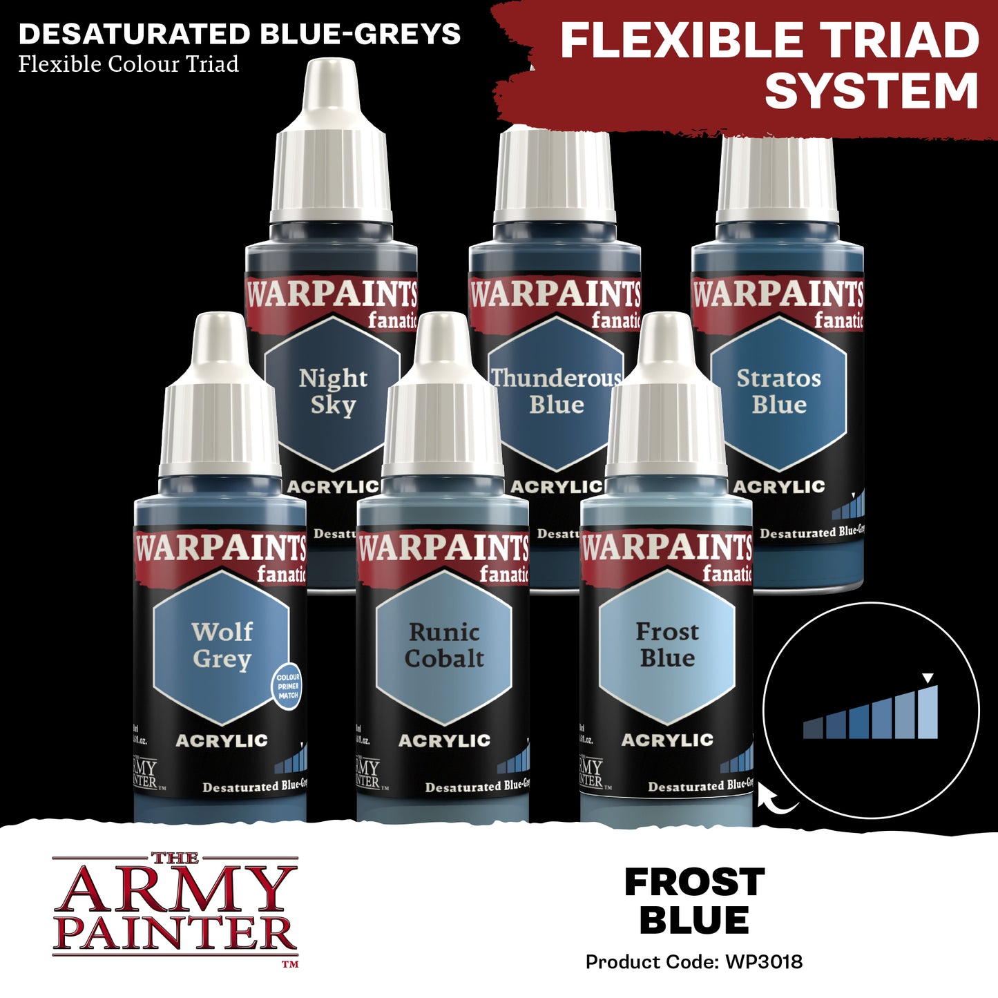 Kriegsbemalung Fanatic Frost Blue