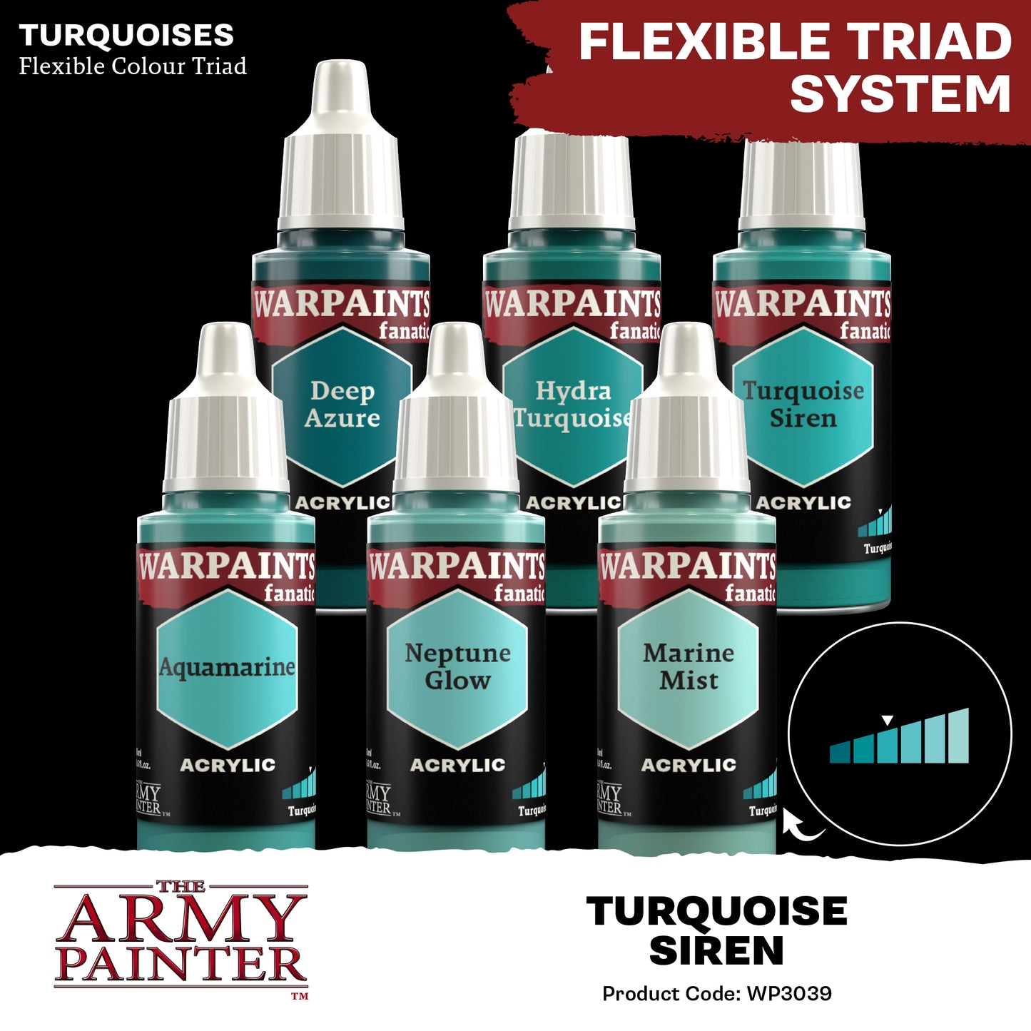 Warpaints Fanatic Türkis Sirene