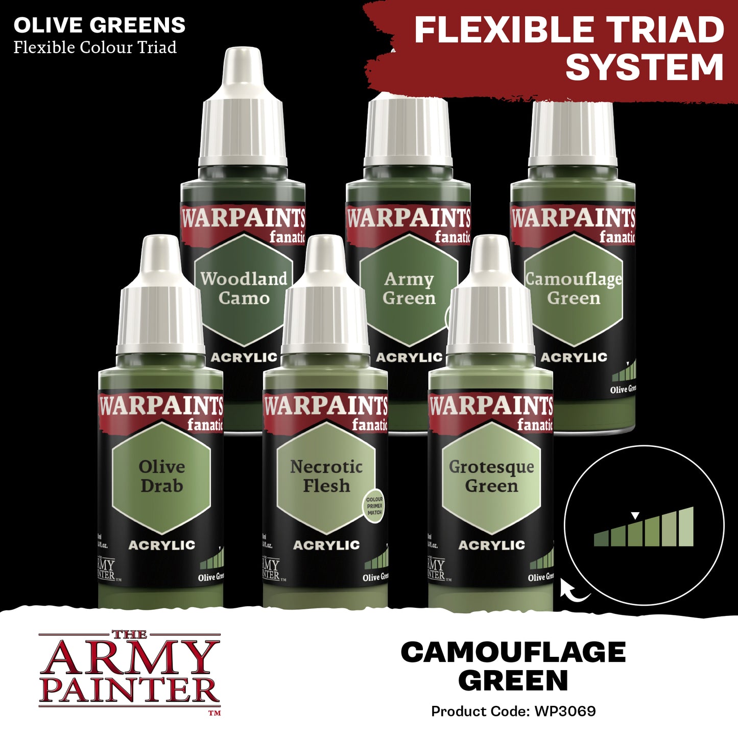 Warpaints Fanatic Camouflage Grün