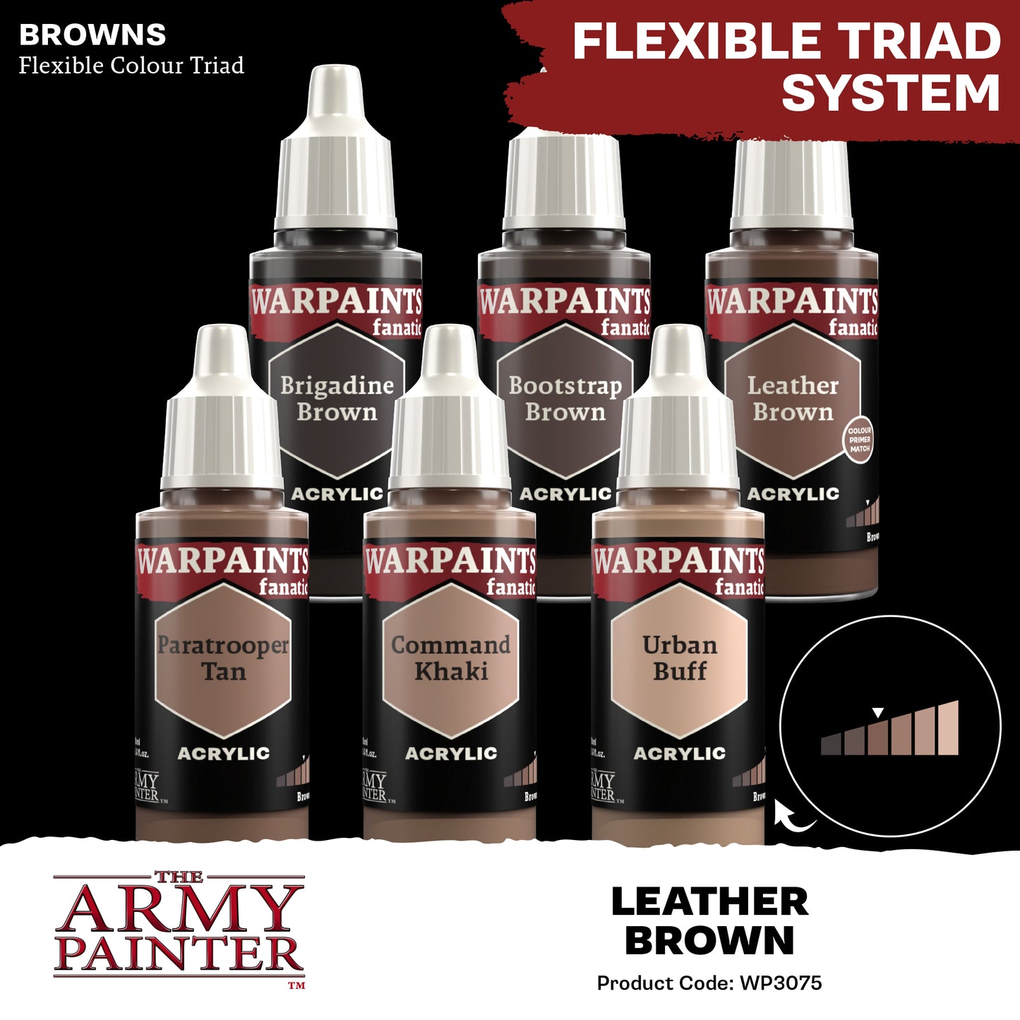 Warpaints Fanatic Leder Braun