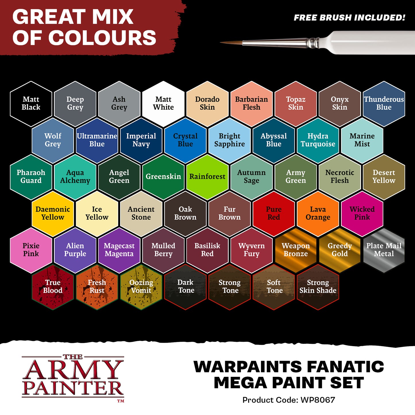 Warpaints Fanatic Mega-Farbset