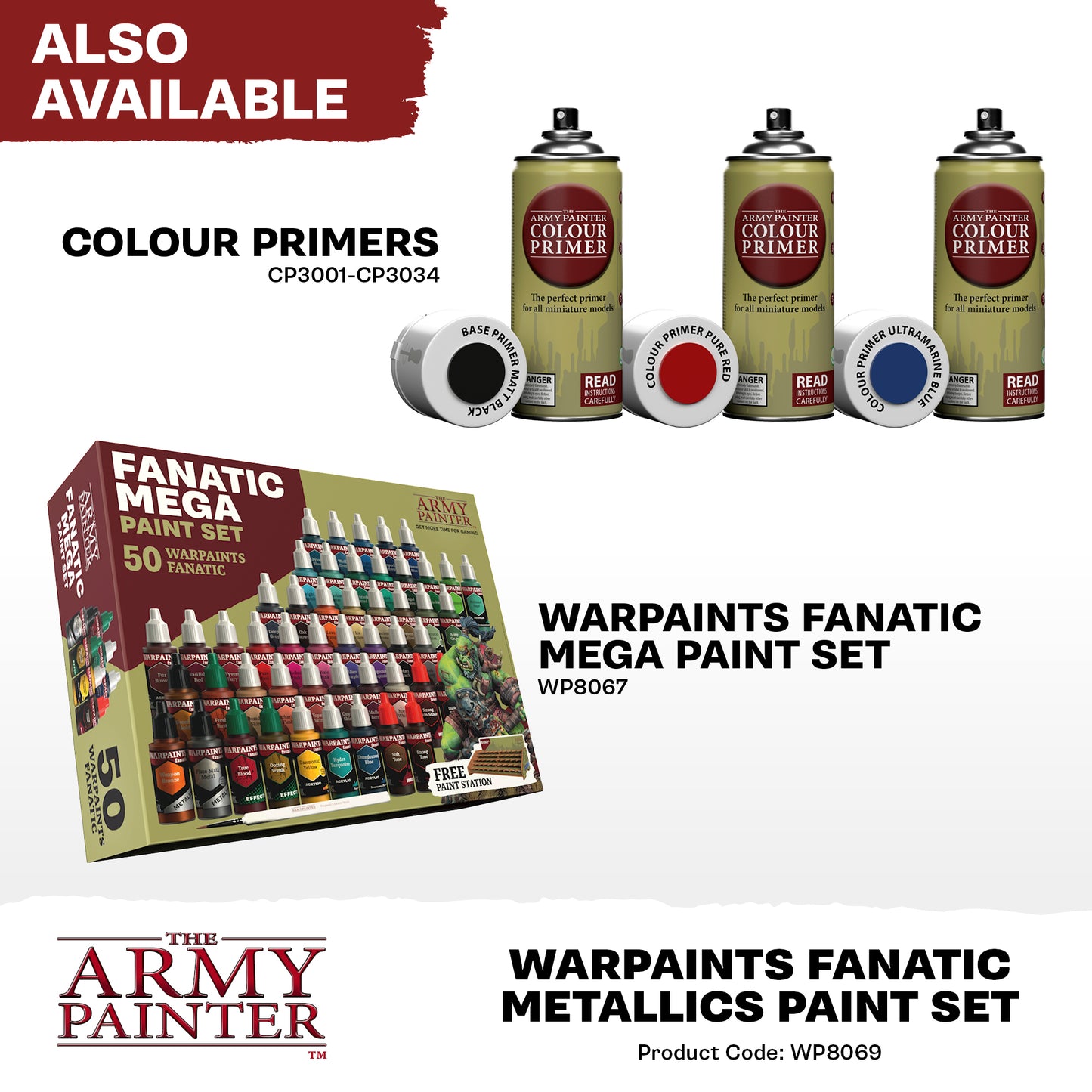 Warpaints Fanatic Metallics Farbset