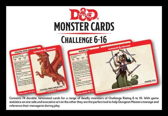 D&D-Monsterdeck: CR 6-16