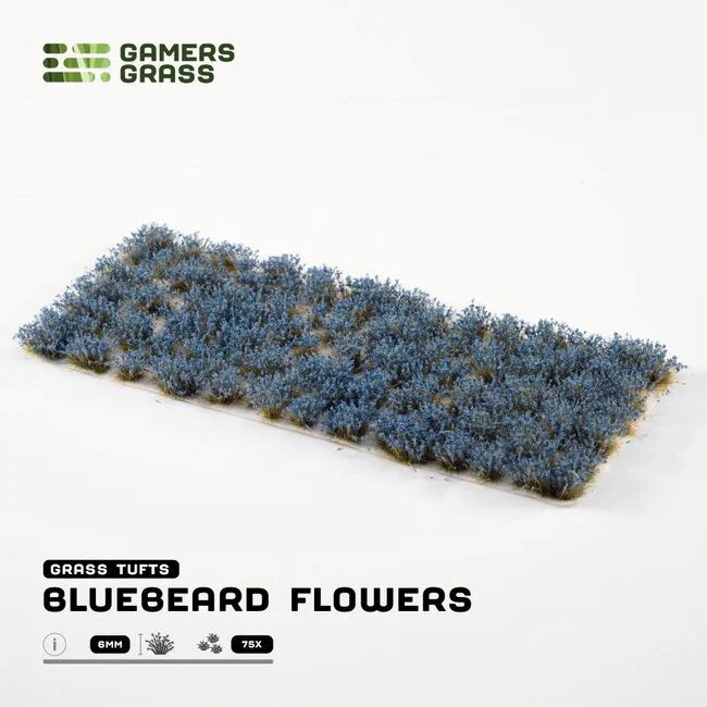 Bluebeard Flowers 6mm