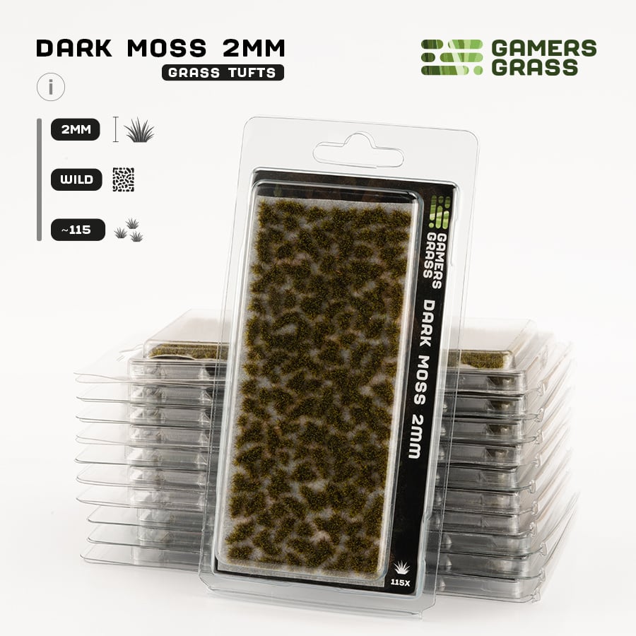 Dunkles Moos Wild 2mm