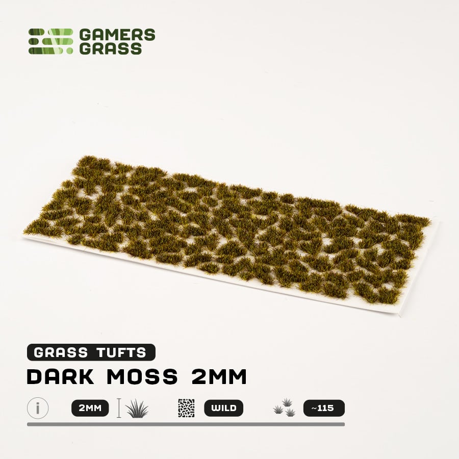 Dunkles Moos Wild 2mm