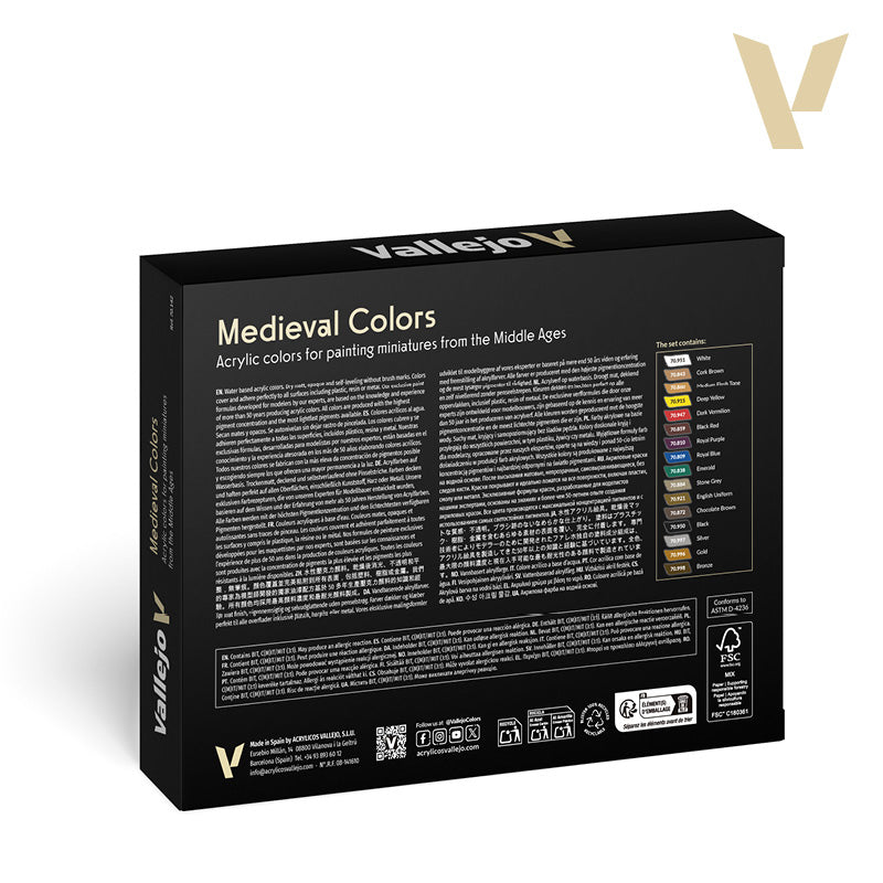 Medieval Colors - Paint set