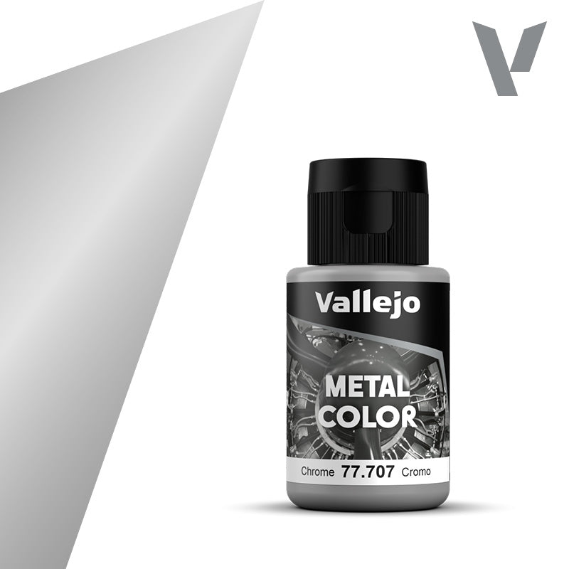 Metallfarbe Chrom