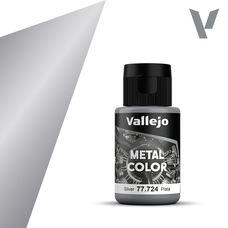 Metallfarbe Silber