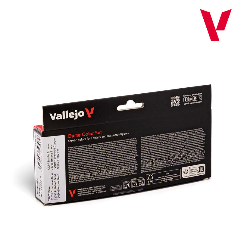 Vallejo Game Color Set - Hauttöne (8)
