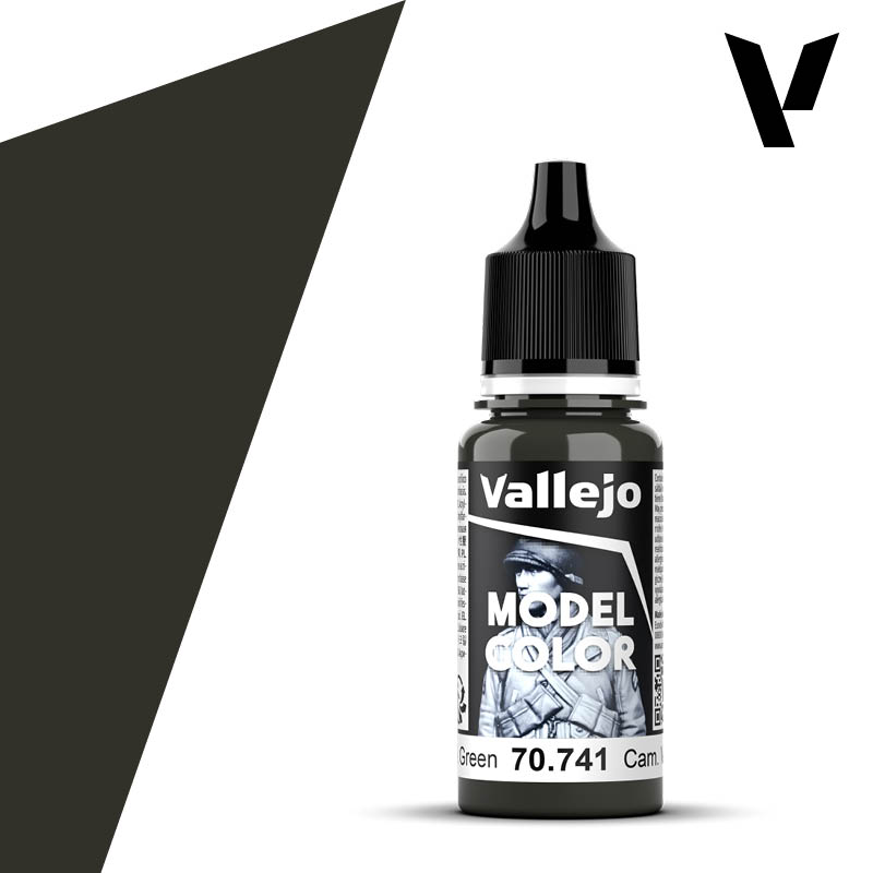 Modellfarbe Camouflage Schwarzgrün - 18ml