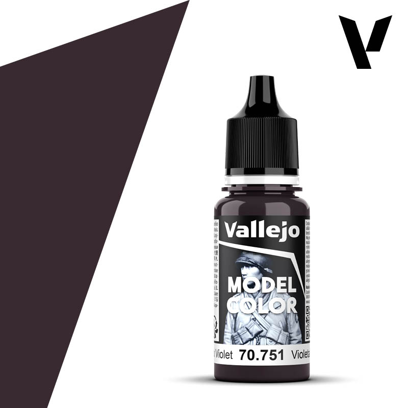 Modellfarbe Schwarzviolett - 18ml