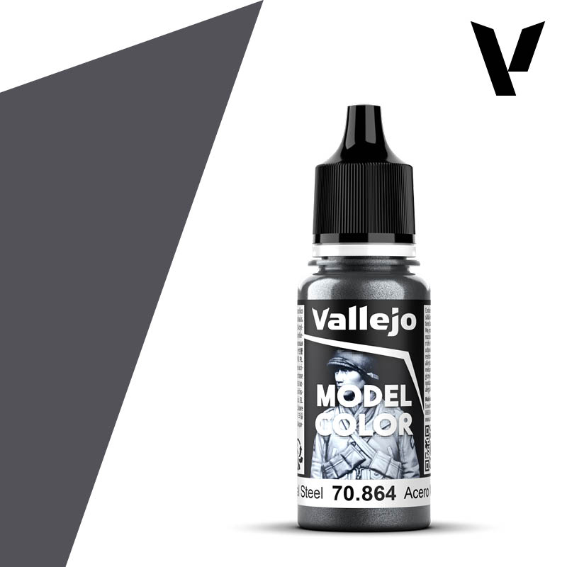 Modellfarbe Naturstahl - 18ml