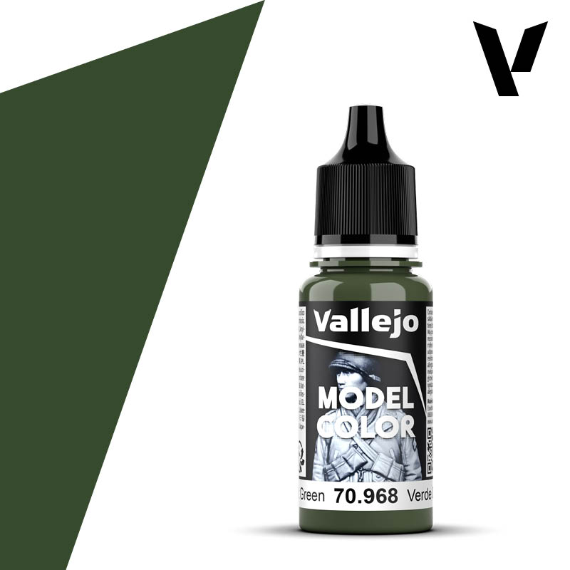 Modellfarbe Mattgrün - 18ml