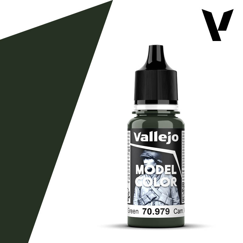 Modellfarbe Camouflage Dunkelgrün - 18ml