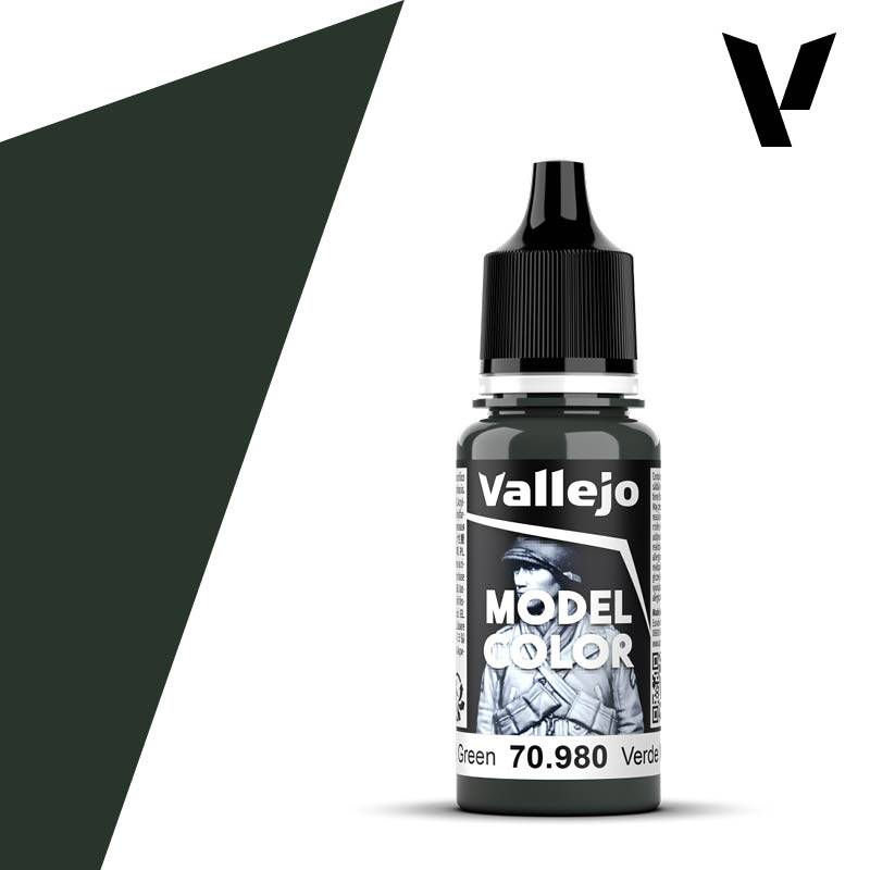 Modellfarbe Schwarzgrün - 18ml