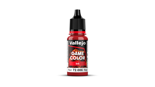 Spielfarbe Tinte Rot - 18ml
