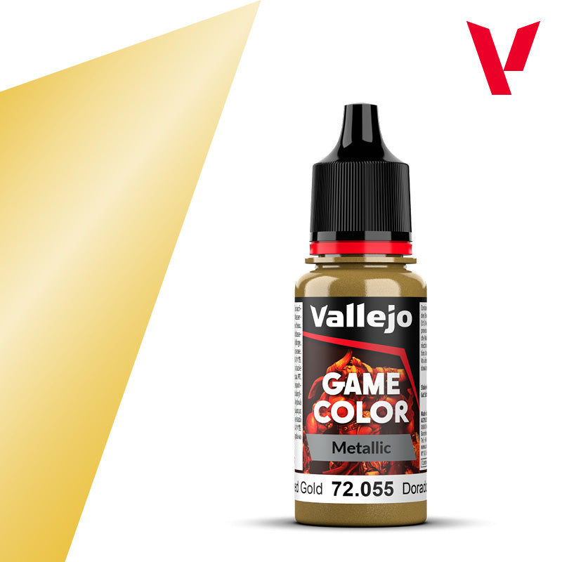 Spielfarbe Metallic Poliertes Gold - 18ml