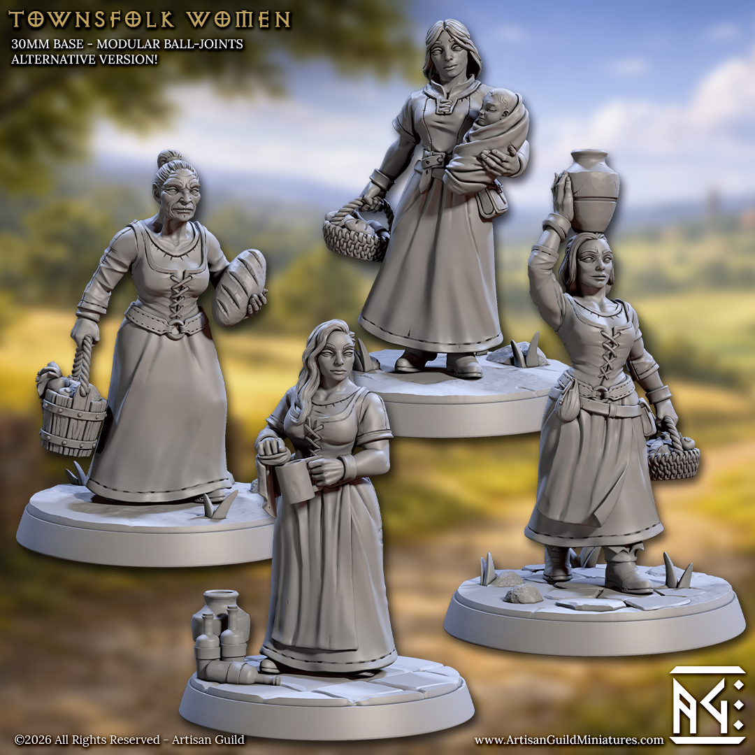 Townsfolk Women Peasants