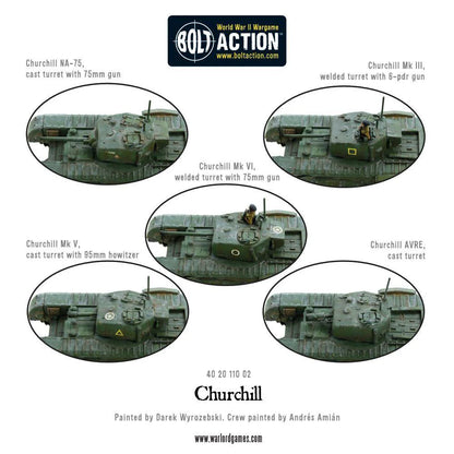 Churchill-Panzer (Kunststoff)