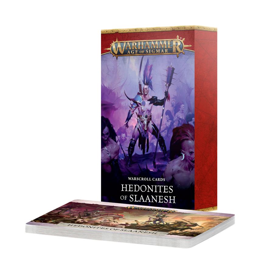 Hedonites of Slaanesh - Warscroll Cards