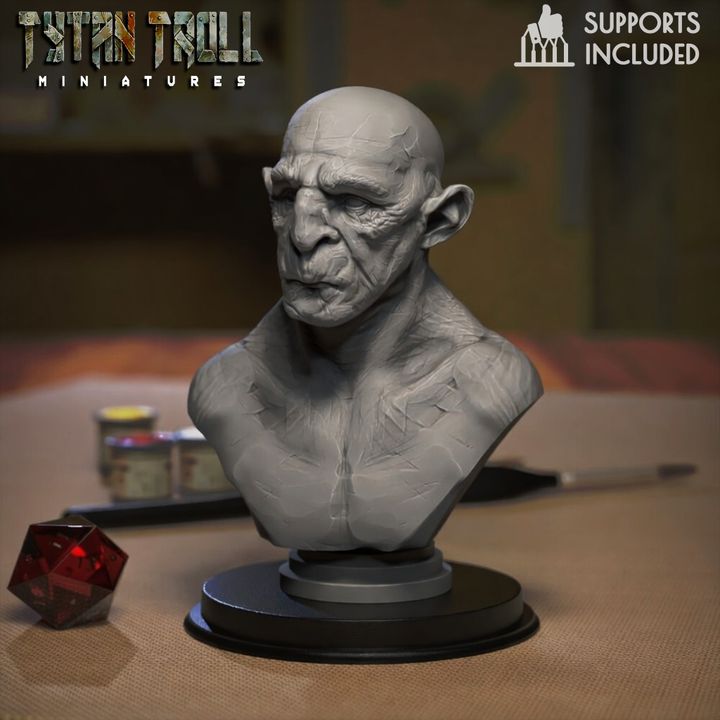 Überbiss Lippe Büste