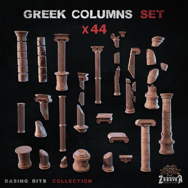 Basing Bits - Greek Columns