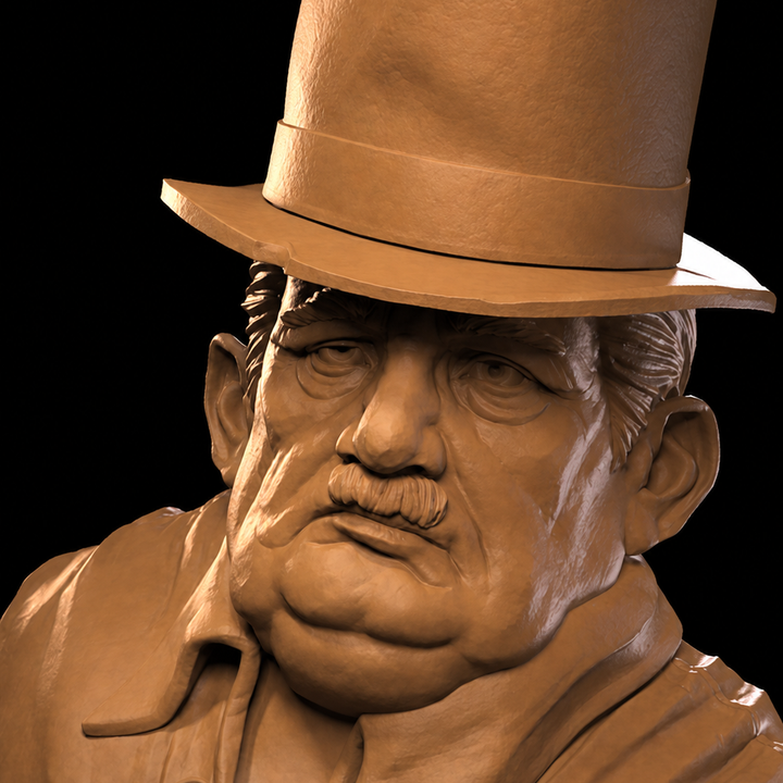 Fatman Tophat Bust