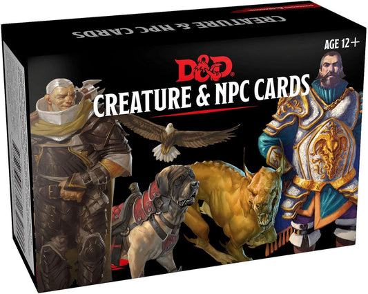 D&amp;D Monster Cards: NPCs and Creatures