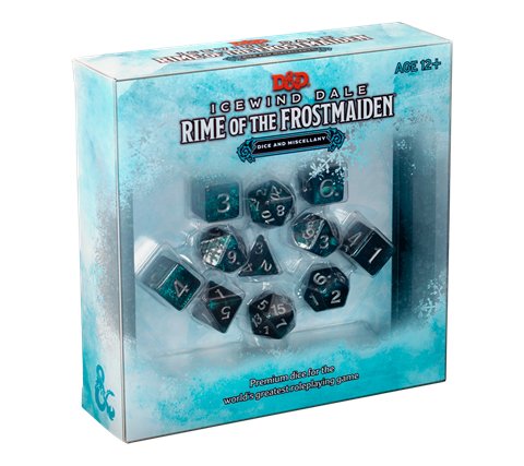 D&D Icewind Dale: Rime of the Frostmaiden Dice & Miscellany
