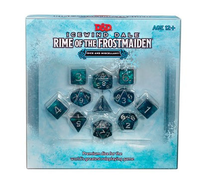 D&D Icewind Dale: Rime of the Frostmaiden Dice & Miscellany