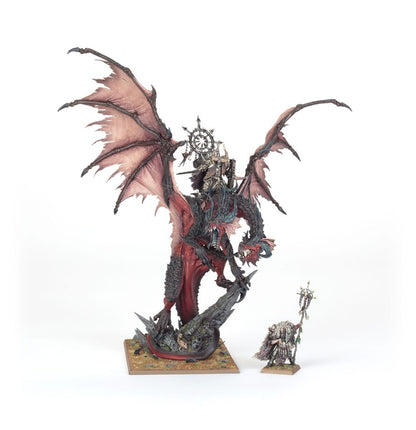 Warriors of Chaos - Lord/Sorcerer on Chaos Dragon