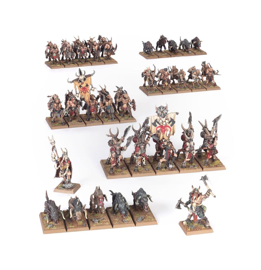 Beastmen Brayherds - Battle March Army