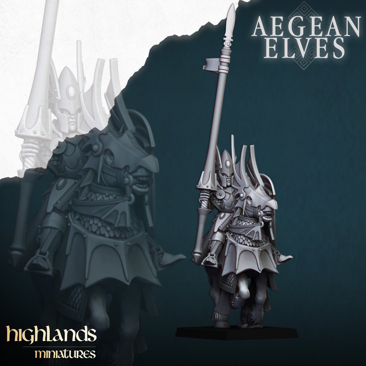 Aegan berittene Drachen