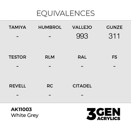 3gen - White Grey - 18ml