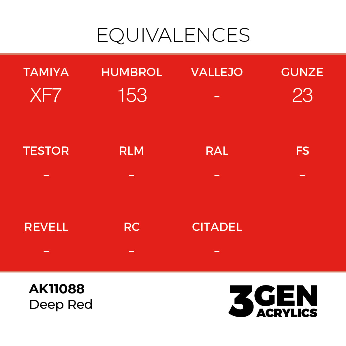 3gen - Intense - Deep Red - 18ml