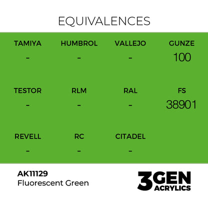 3gen - Fluorescent Green - 18ml