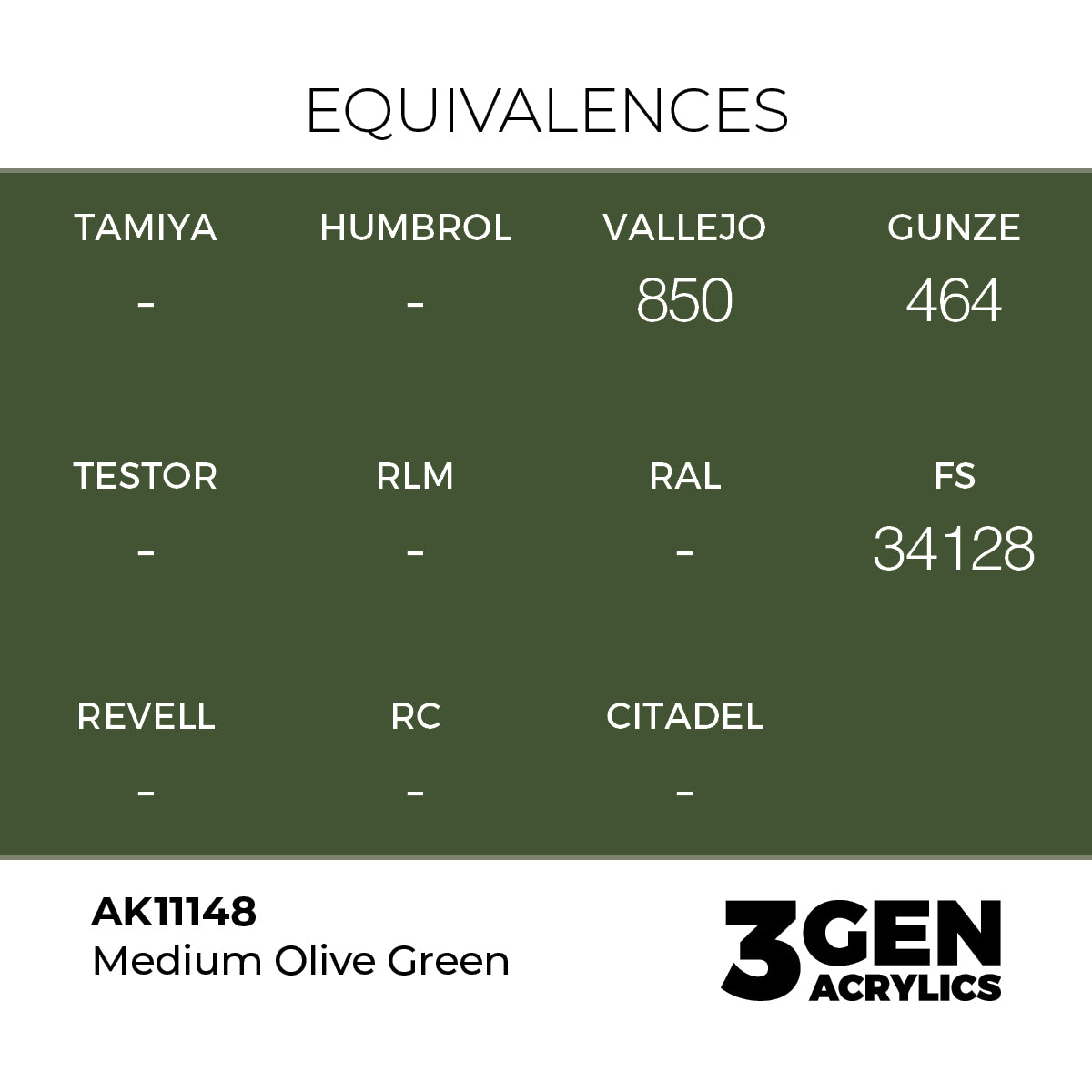 3gen - Medium Olive Green - 18ml