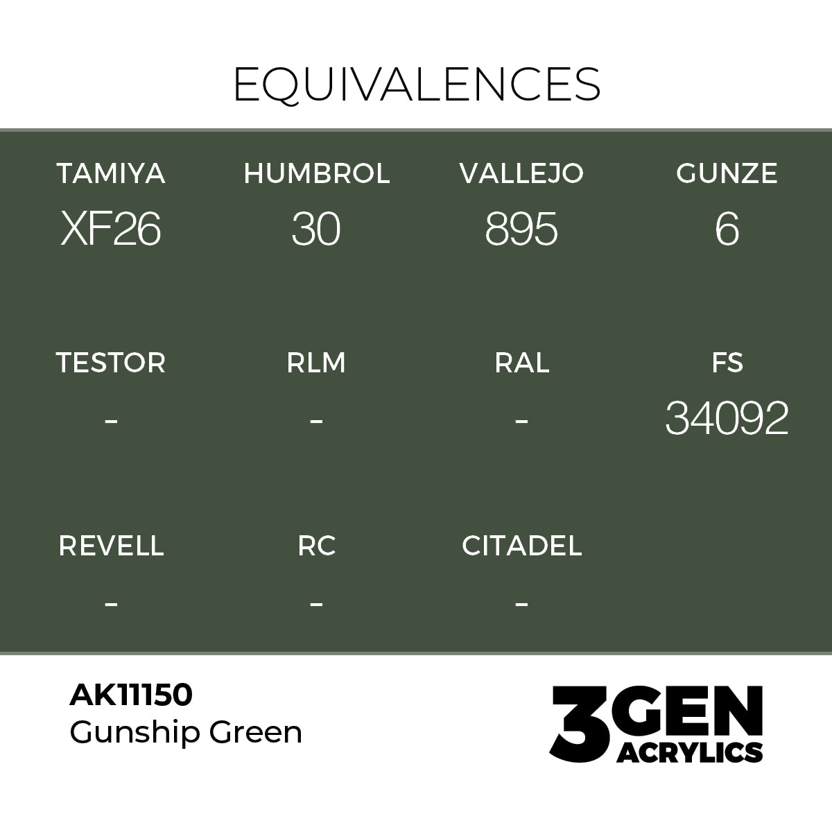 3gen - Gunship Green - 18ml