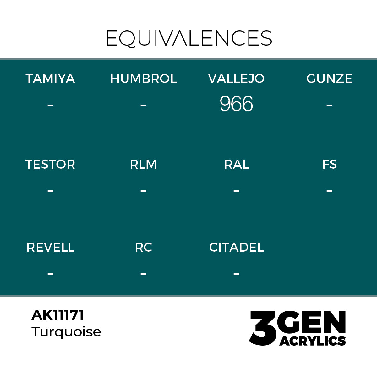 3gen - Turquoise - 18ml