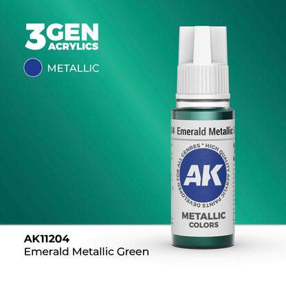 3gen - Metallic - Emerald Green - 18ml