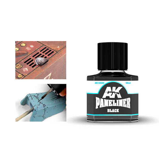 Schwarzer Paneliner - 40 ml