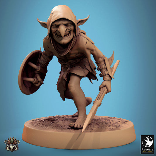 Goblin-Speerschild – Haltung