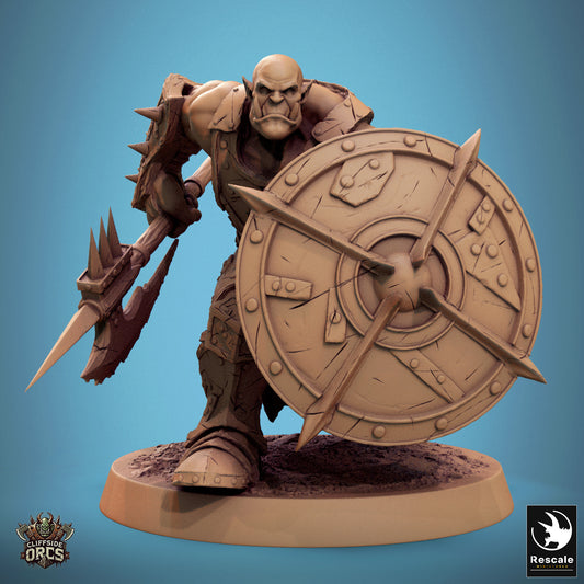 Infanterie-Ork-Speerschild - Bereit
